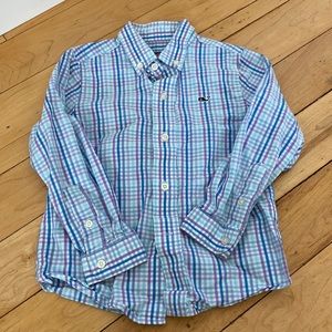 Vineyard Vines button down shirt 4T EUC